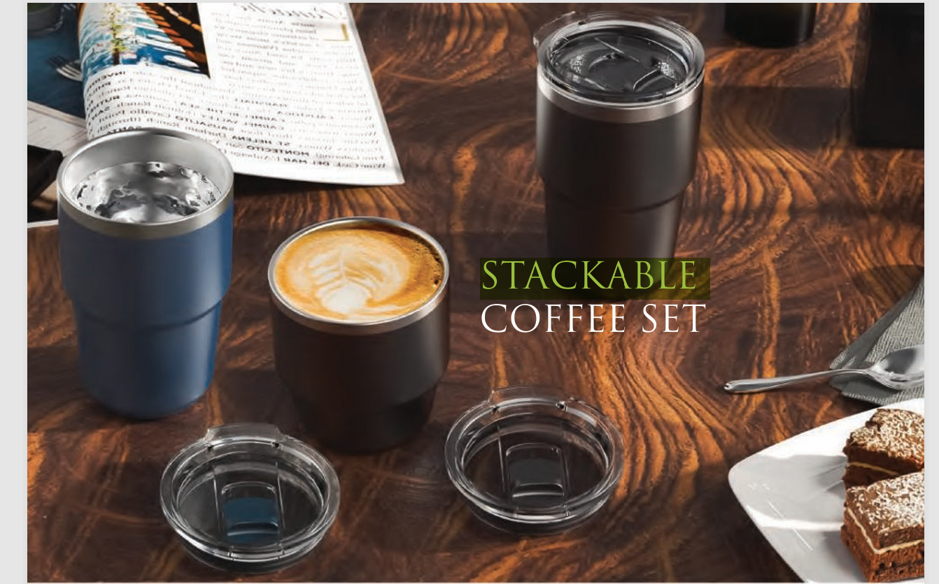 STACKABLE COFFEE SET