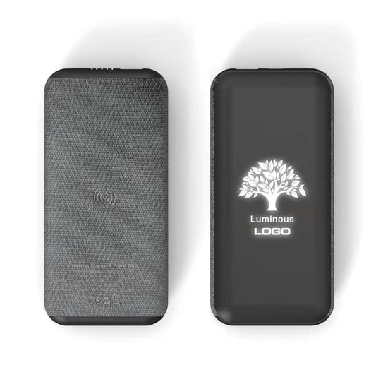 Power Bank With Glowing Logo