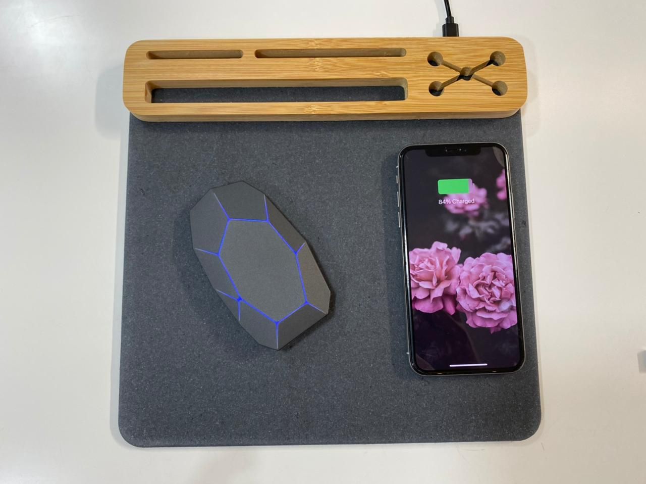 Wireless Bamboo Pad