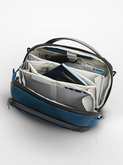 O-Elite Black Waterproof Electronics Organizer Bag