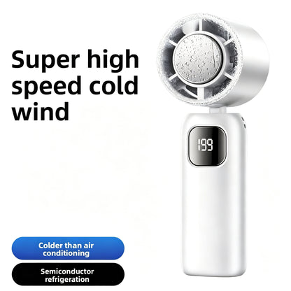 ICY FAN – Portable Rechargeable Neck & Handheld Cooling Fan
