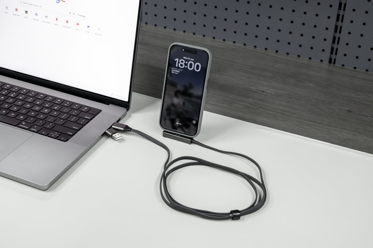 Thor Dock Eco-Friendly 240W PD3.1 EPR 2-in-1 Phone Dock Cable