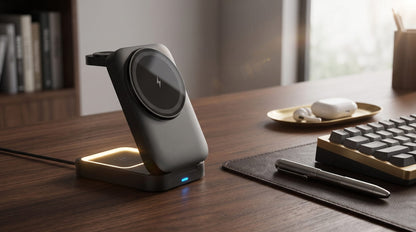 AURA | 3-in-1 Foldable MagSafe Wireless Charging Station