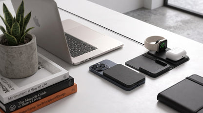 MODULAR | All-in-One Foldable MagSafe Charging Station with Detachable 5000mAh Power Bank