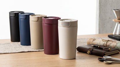 TAP DRINK | 350ml NFC Smart Tumbler – Stainless Steel Travel Mug with Push-Button Lid