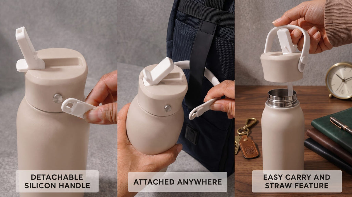 SipN’Go | 700ml Insulated Stainless Steel Water Bottle with Straw