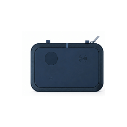Tech Organizer | 3-in-1 Charging Travel Case with Built-In MagSafe Wireless Charger