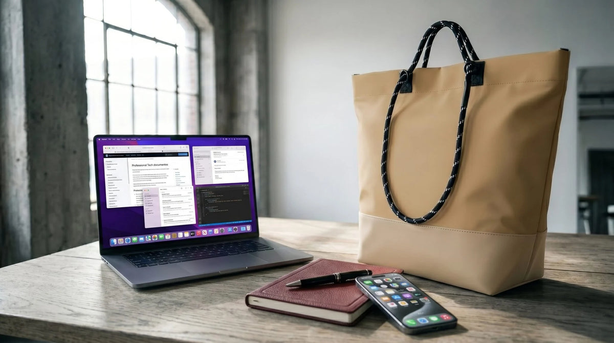 EDGE | Water-Resistant Commuter Tote Bag with Adjustable Shoulder Strap