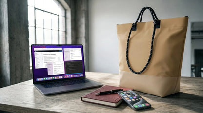 EDGE | Water-Resistant Commuter Tote Bag with Adjustable Shoulder Strap