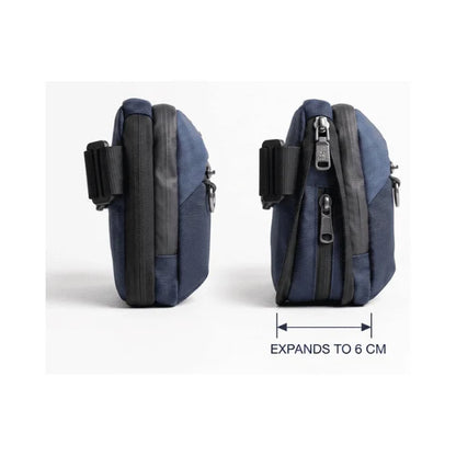 VOYAGE | Expandable Water-Repellent Chest Bag | Crossbody & Waist Bag