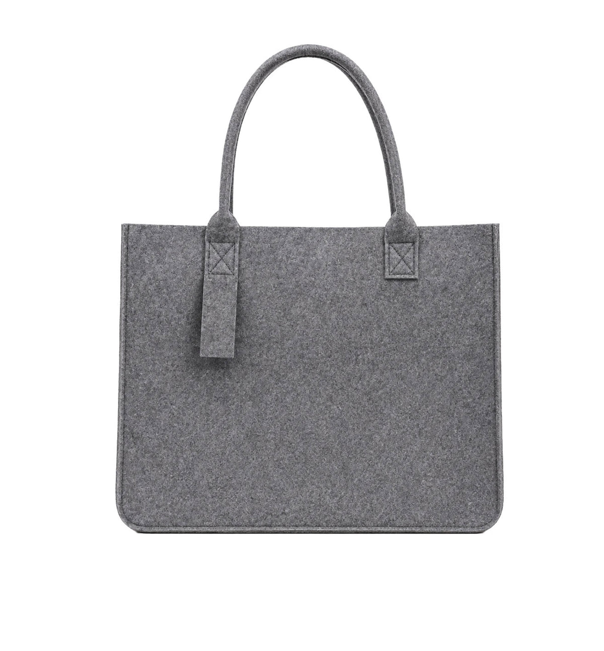 FELTY BAG Grey | Premium 3mm Felt Tote with Structured Design