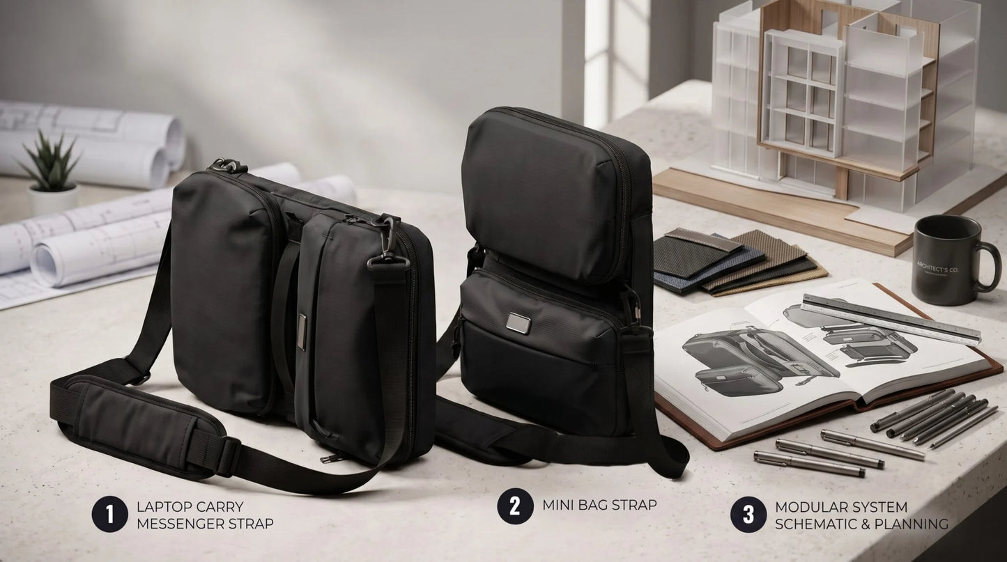 AEROFOLD | Magnetic 2-in-1 Foldable Laptop Bag & Crossbody