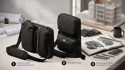 AEROFOLD | Magnetic 2-in-1 Foldable Laptop Bag & Crossbody