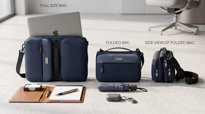 AEROFOLD | Magnetic 2-in-1 Foldable Laptop Bag & Crossbody