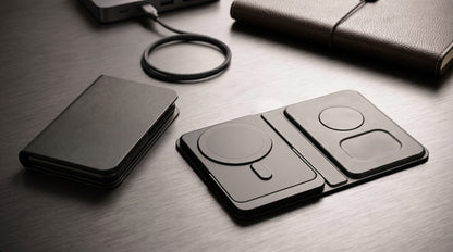 MODULAR | All-in-One Foldable MagSafe Charging Station with Detachable 5000mAh Power Bank