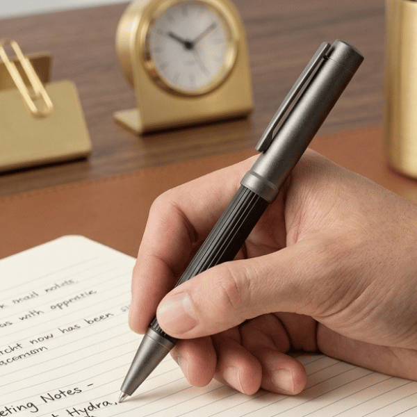 COZY PEN | Premium Dual-Tone Metal Pen with Chrome Finish