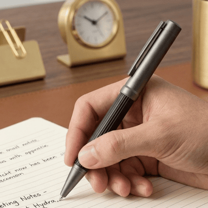 COZY PEN | Premium Dual-Tone Metal Pen with Chrome Finish