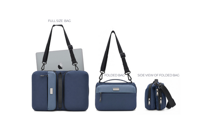 AEROFOLD | Magnetic 2-in-1 Foldable Laptop Bag & Crossbody