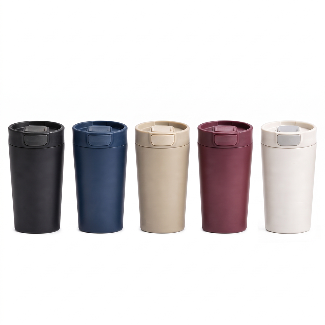 TAP DRINK | 350ml NFC Smart Tumbler – Stainless Steel Travel Mug with Push-Button Lid