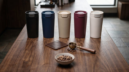TAP DRINK | 350ml NFC Smart Tumbler – Stainless Steel Travel Mug with Push-Button Lid